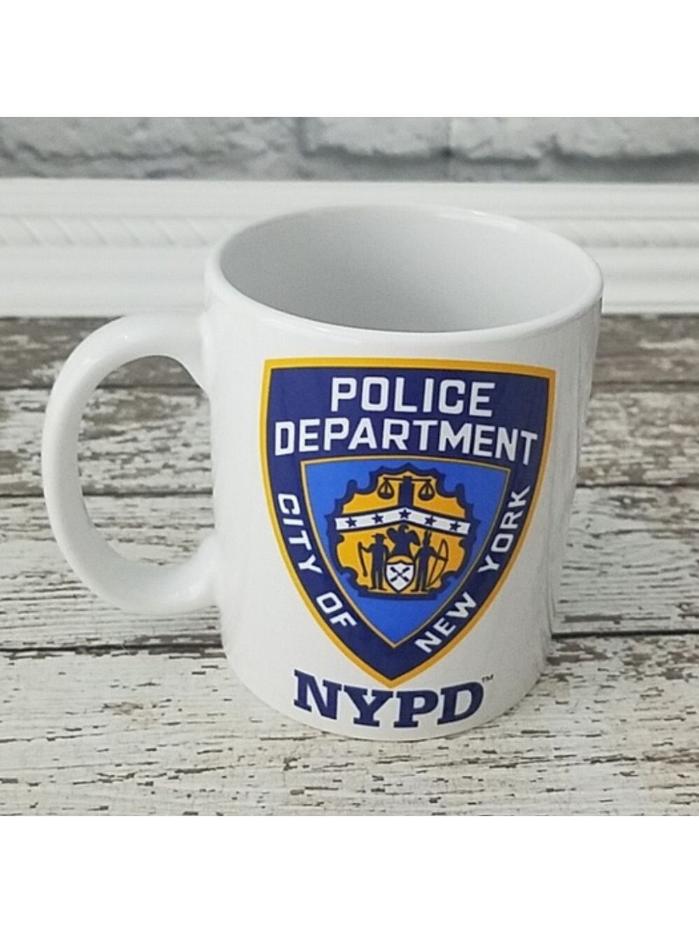 Set of 2 NYPD shield coffee mugs - Picture 7 of 8